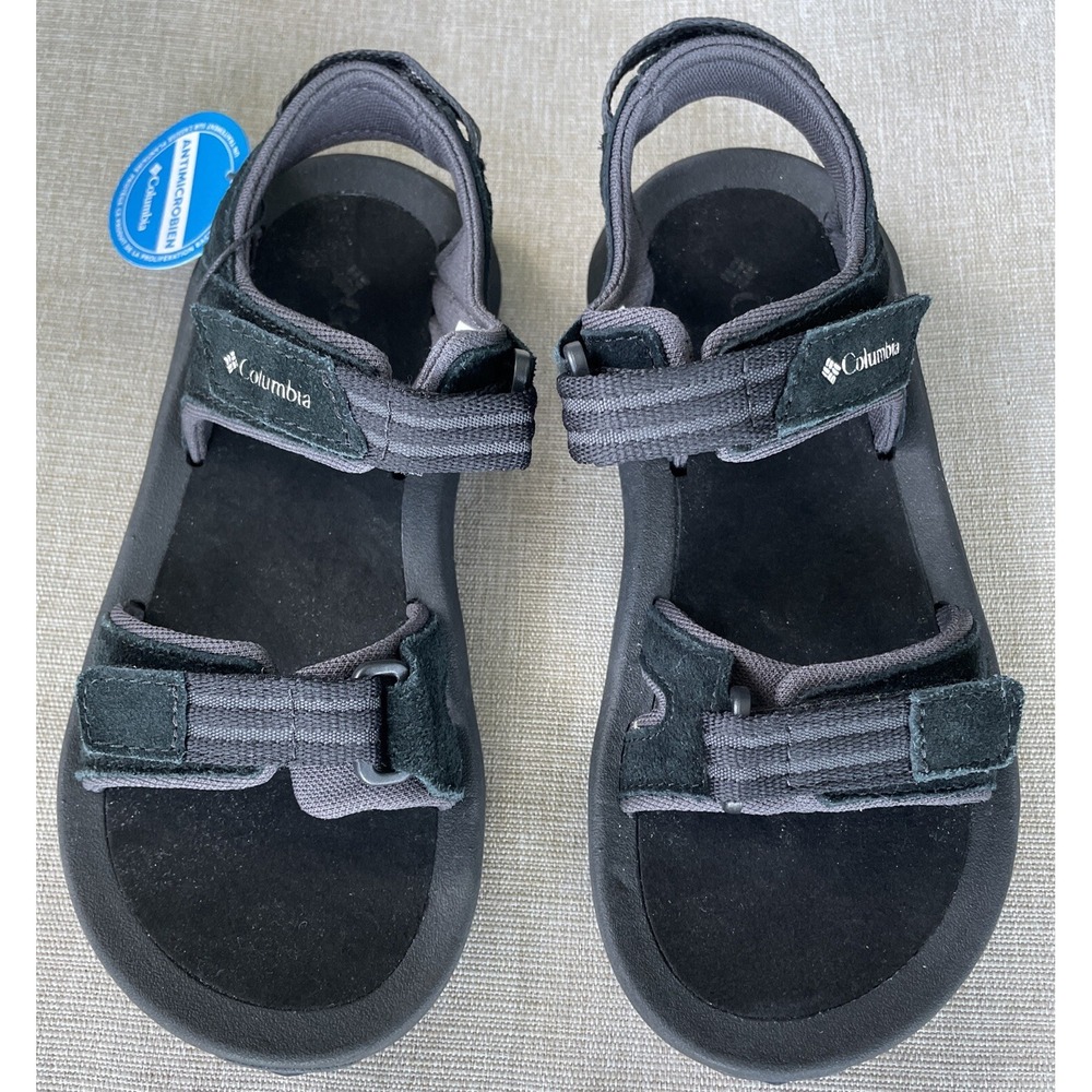 Columbia Women's Trailstorm Black Light Cloud Hiker 2-Strap Sandals Sz 6 Straps
